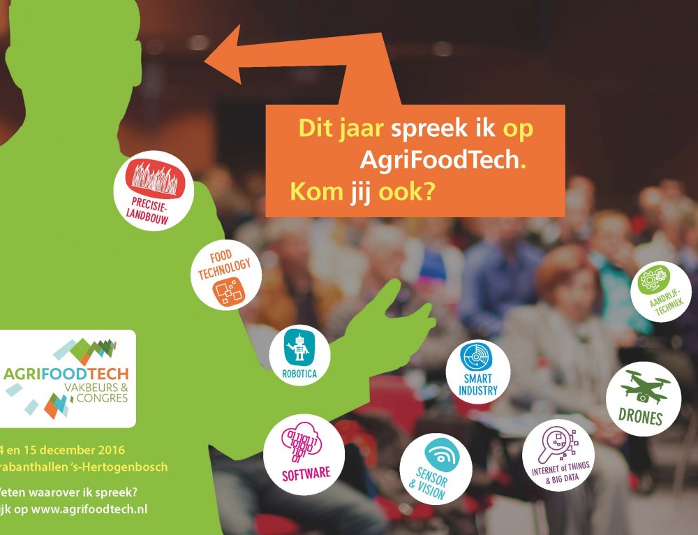 Did you already plan your visit at the AgriFoodTech fair and congress on December 14th and 15th?